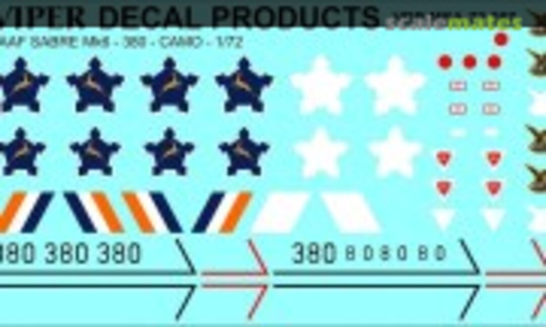 1:72 SAAF Sabre MK6 (Viper Decal Products MSA72087) MSA72087