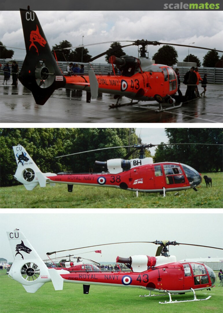 Boxart Aerospatiale Gazelle - "Sharks" 50-06-48 JBOT Decals