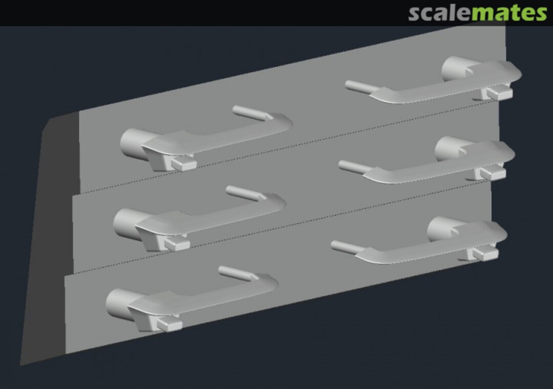 Boxart Dodge Door Handles - 3-Pairs CD3-168 Canuck 3D Model Parts Boxart Dodge Door Handles - 3-Pairs CD3-168 Canuck 3D Model Parts