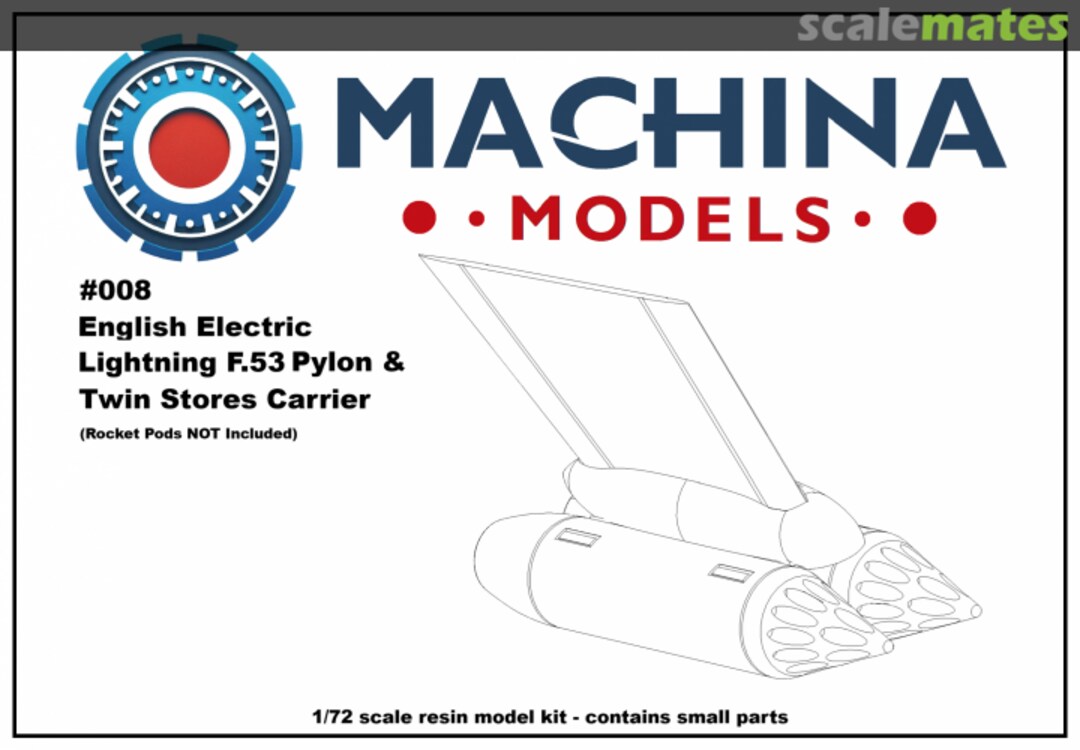 Boxart English Electric Lightning Pylon & Twin Stores Carrier 008 Machina Models Boxart English Electric Lightning Pylon & Twin Stores Carrier 008 Machina Models