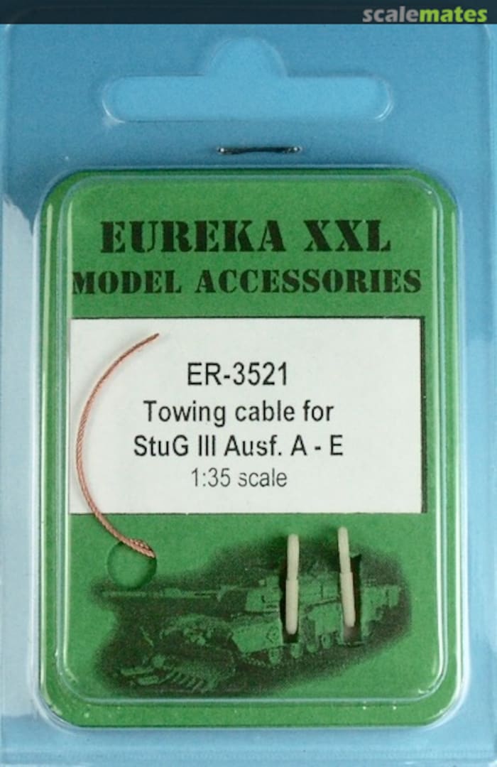 Boxart Towing cable for StuG-III Ausf. A-E ER-3521 Eureka XXL Boxart Towing cable for StuG-III Ausf. A-E ER-3521 Eureka XXL