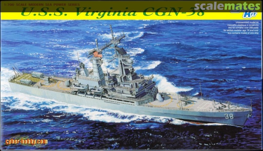 Boxart USS Virginia CGN-38 7090 Cyber Hobby Boxart USS Virginia CGN-38 7090 Cyber Hobby