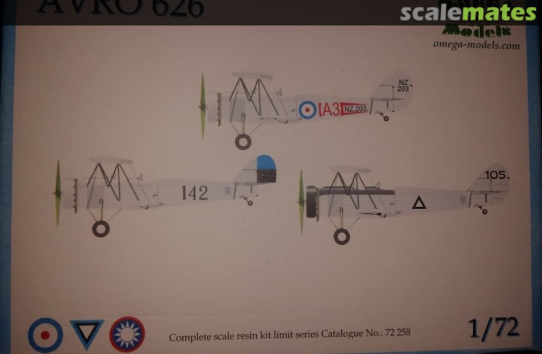 Boxart Avro 626 72258 Omega Models Boxart Avro 626 72258 Omega Models