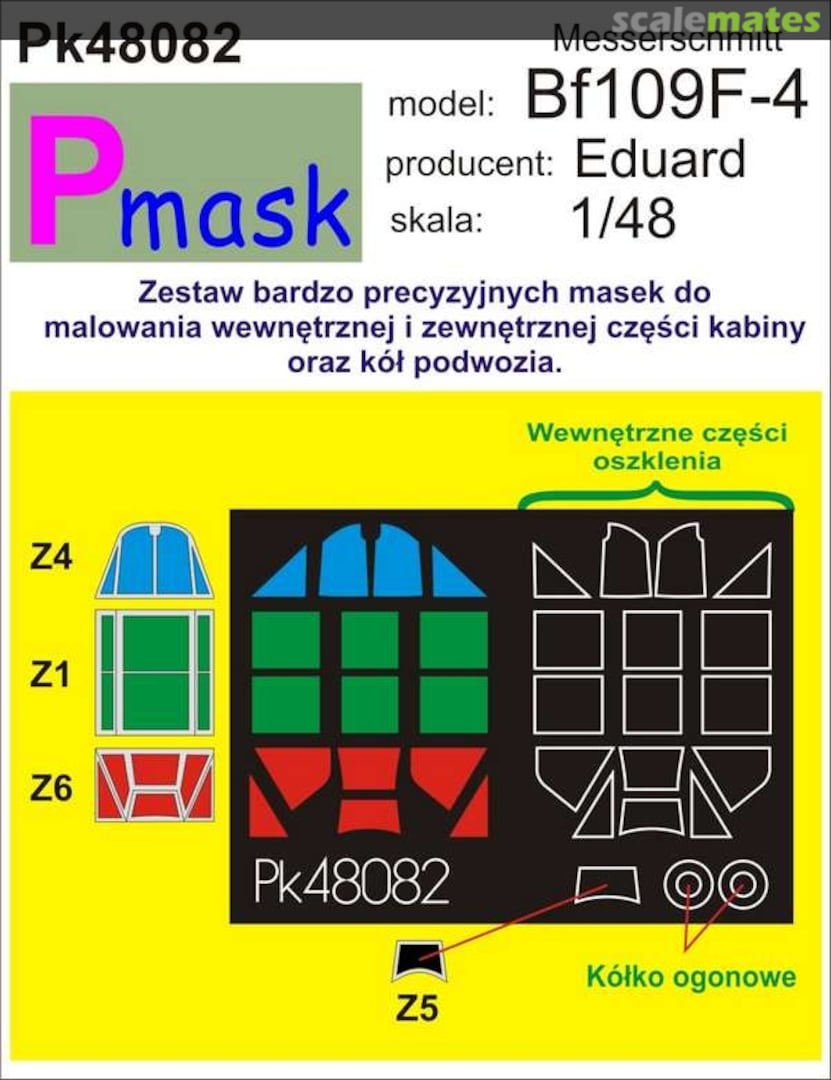 Boxart Messerschmitt Bf109F-4 PK48082 Pmask Boxart Messerschmitt Bf109F-4 PK48082 Pmask