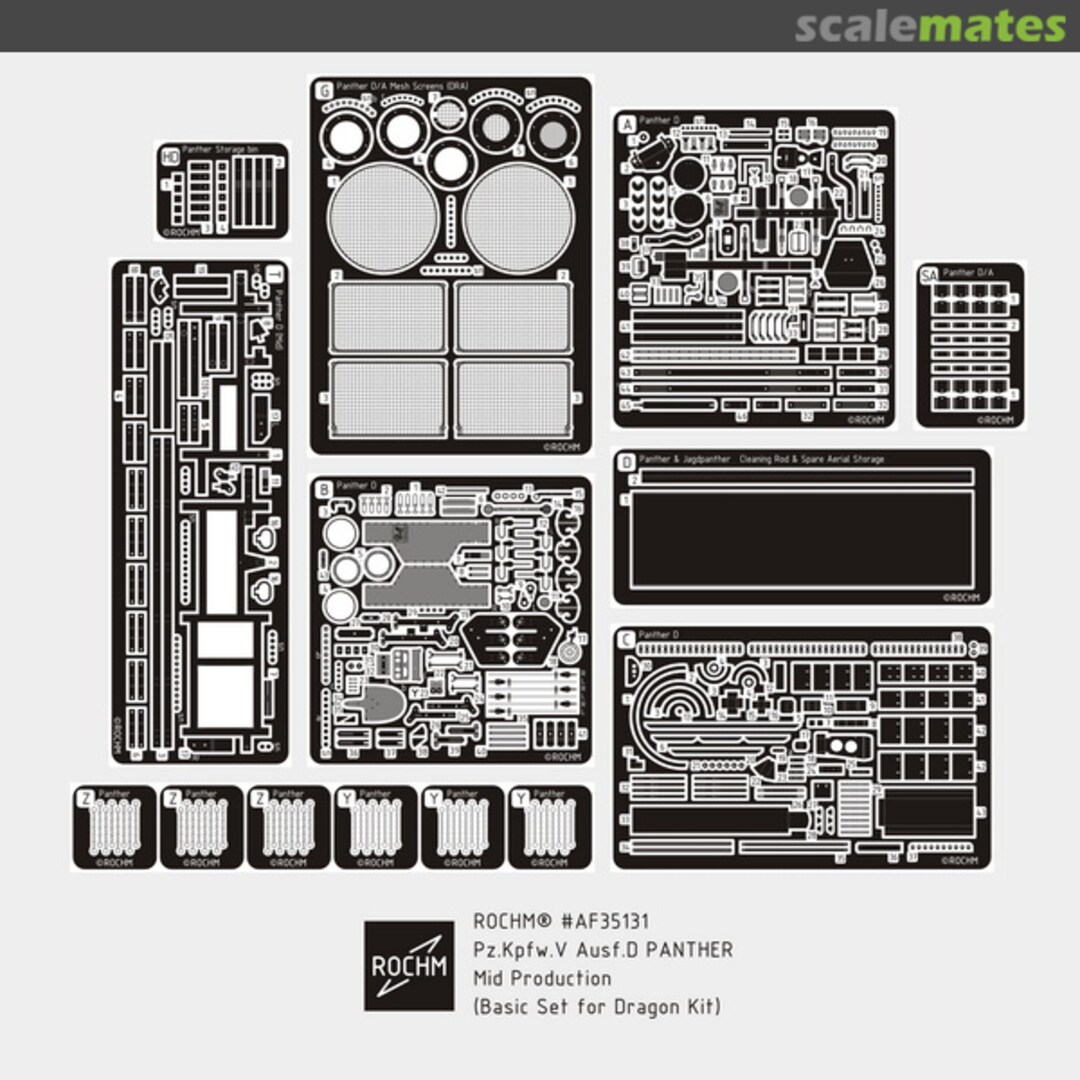 Boxart Panther Ausf. D AF35131 Rochm Boxart Panther Ausf. D AF35131 Rochm