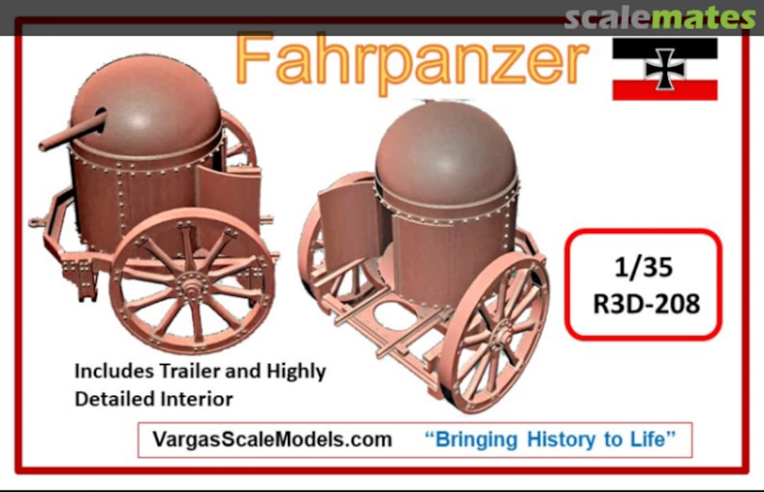 Boxart Fahrpanzer R3D-208 Vargas Scale Models Boxart Fahrpanzer R3D-208 Vargas Scale Models