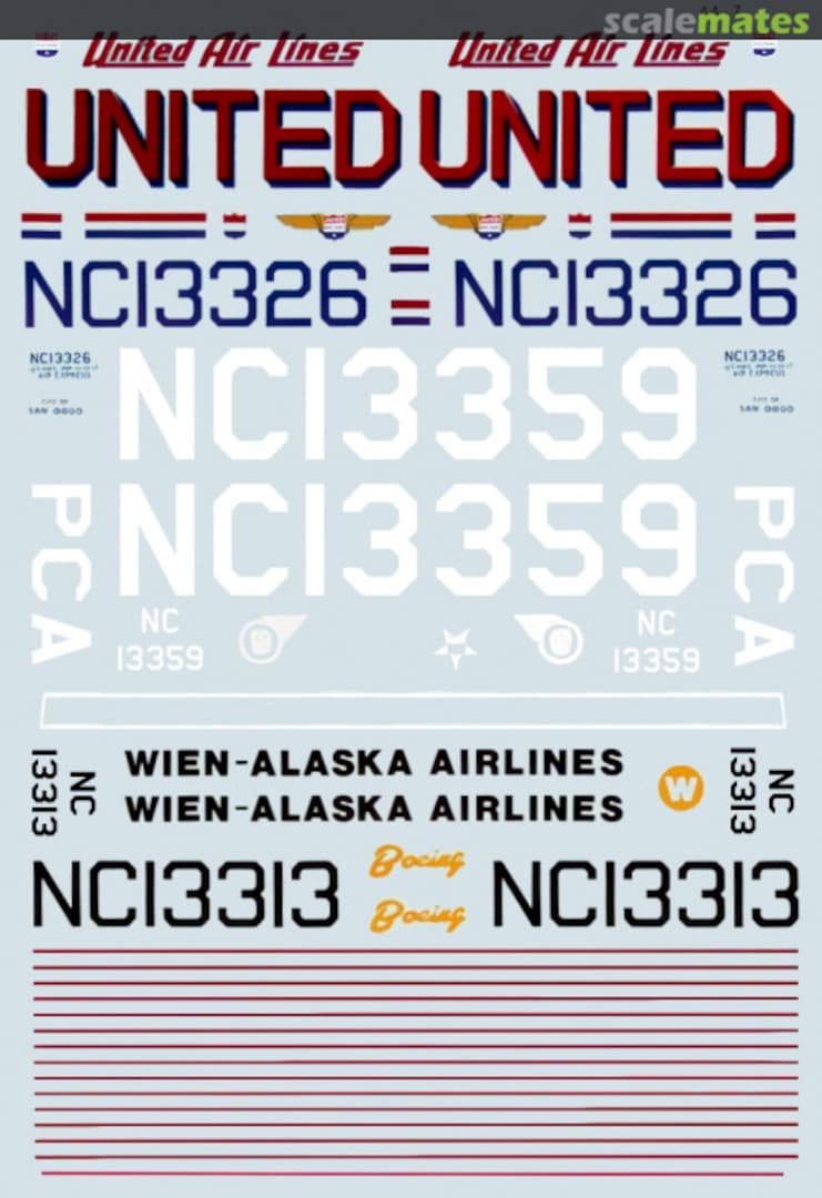 Boxart Boeing 247 44-7 Microscale Boxart Boeing 247 44-7 Microscale