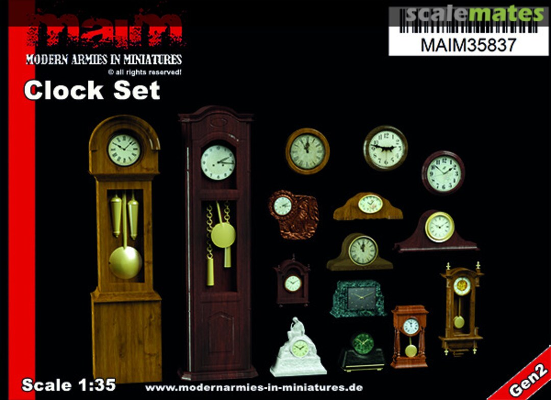 Boxart Clock Set MAIM35837 MAiM