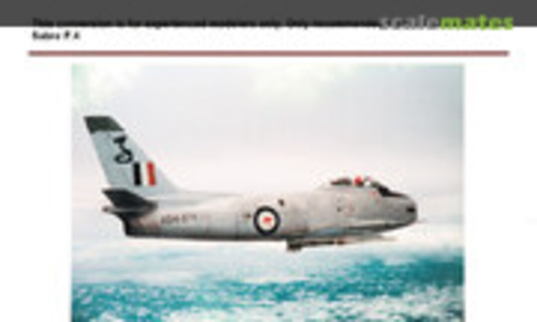 1:48 CAC Sabre Conversion (Hamilton Hobbies )