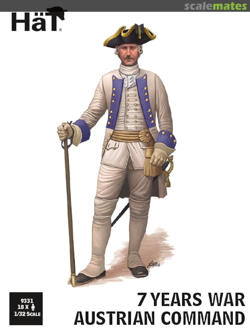 Boxart 7 Years War Austrian Command 9331 HäT Boxart 7 Years War Austrian Command 9331 HäT