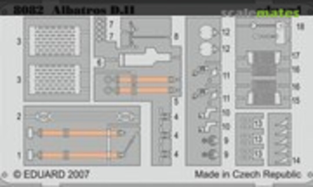 1:48 Albatros D.II PE-set (Eduard 8082-LEPT) 8082-LEPT