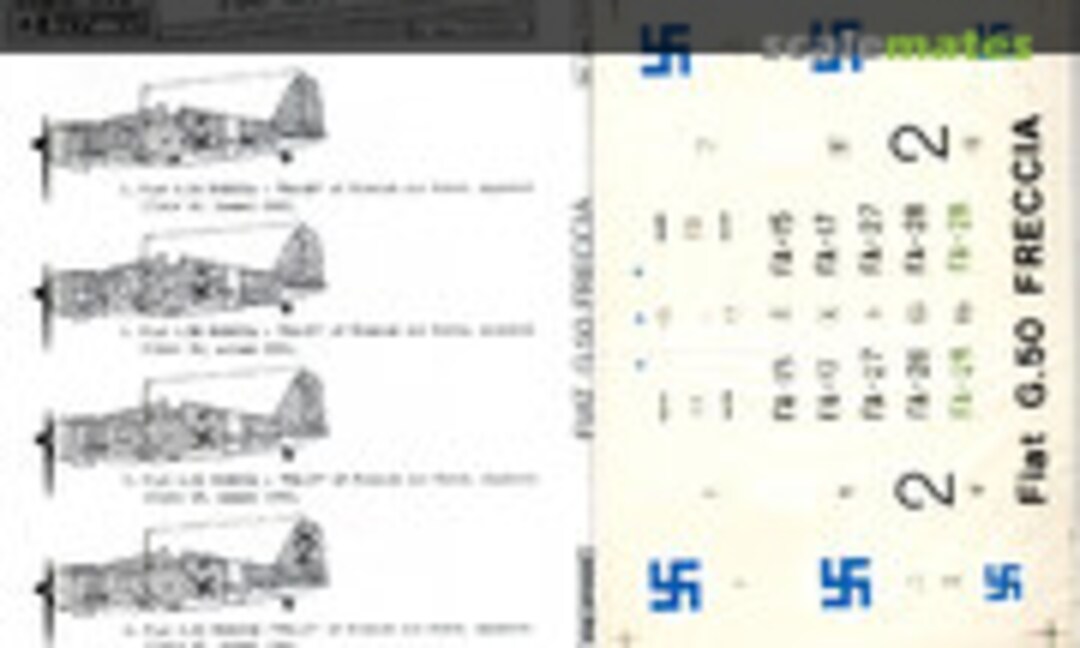 1:72 Fiat G.50 Freccia (Techmod 72068M) 72068M