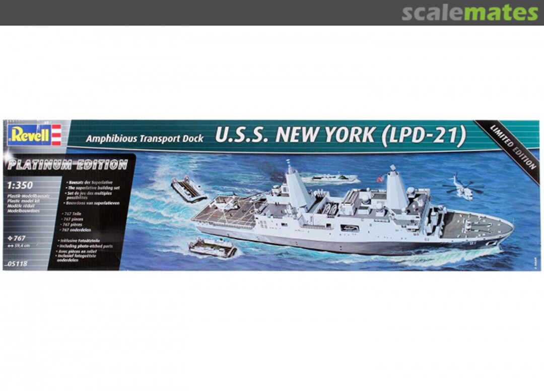 Boxart USS New York (LPD-21) 05118 Revell Boxart USS New York (LPD-21) 05118 Revell