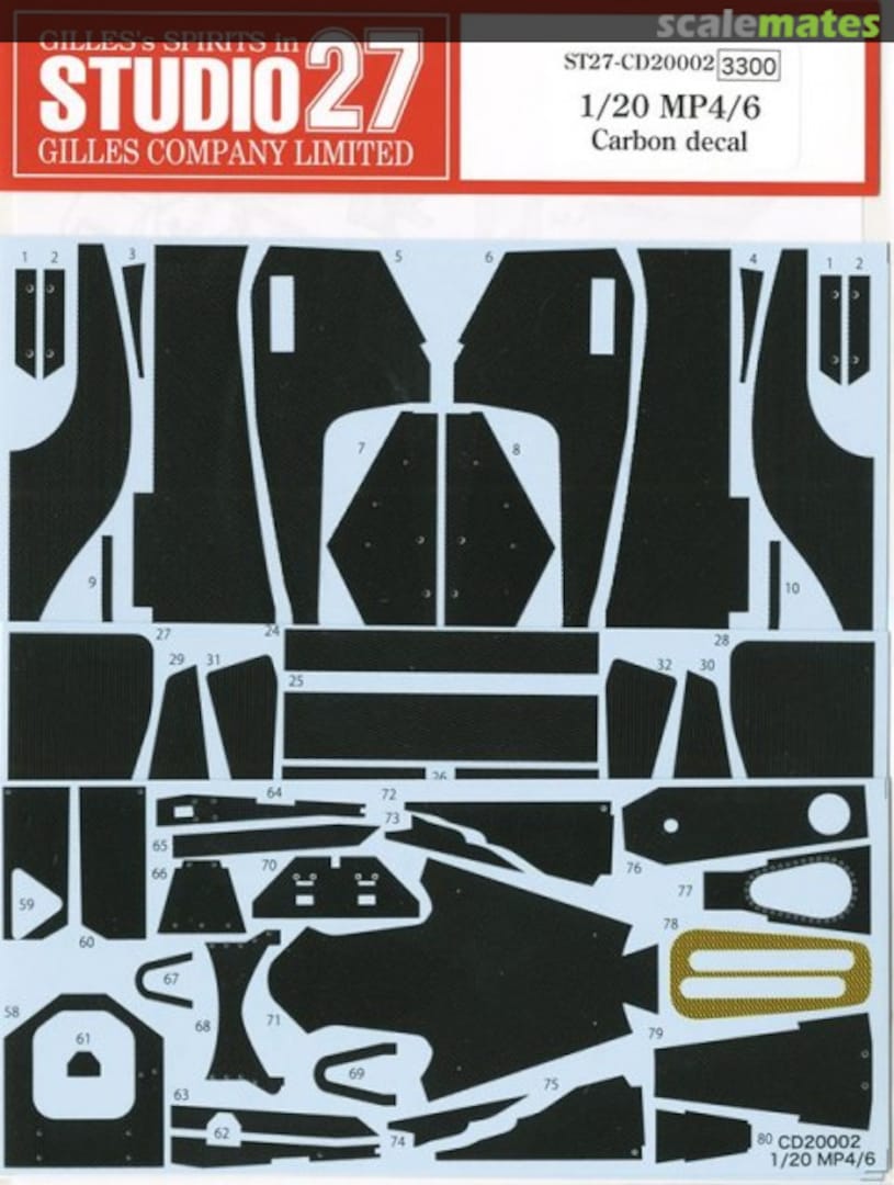 Boxart McLaren MP4/6 ST27-CD20002 Studio27