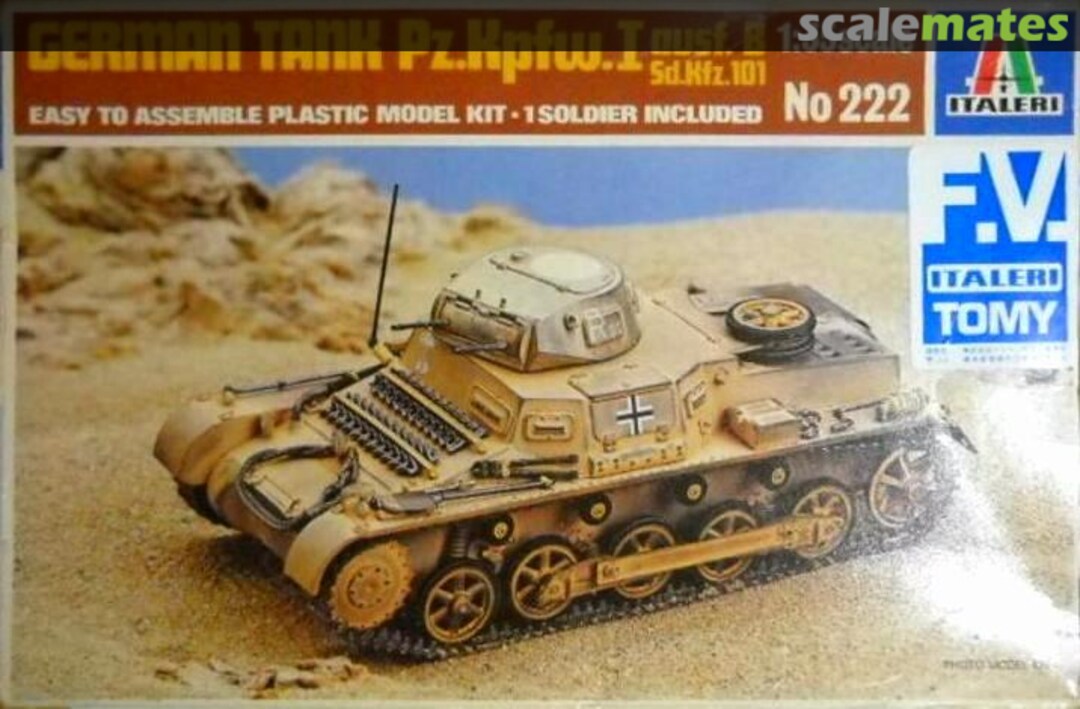 Boxart German Tank Pz.Kpfw.I Ausf.B Sd.Kfz.101 222 TOMY Boxart German Tank Pz.Kpfw.I Ausf.B Sd.Kfz.101 222 TOMY