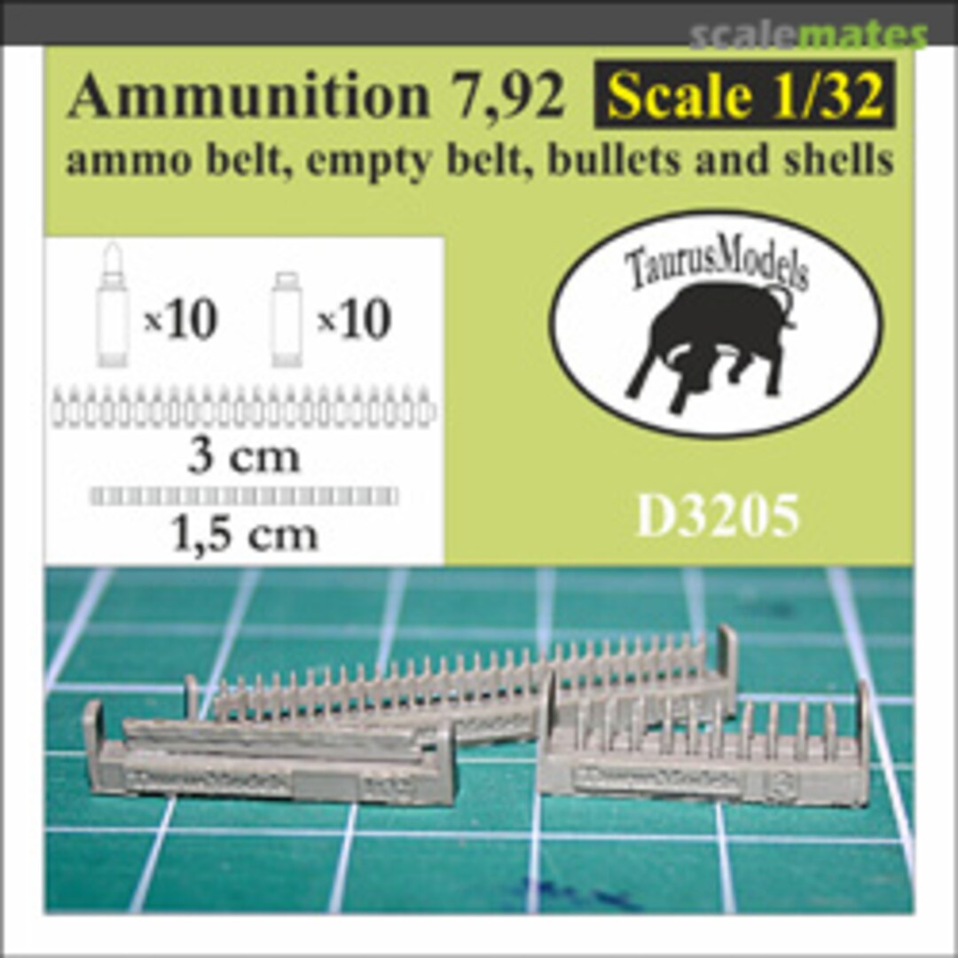 Boxart Ammunition 7,92 D3205 Taurus Models