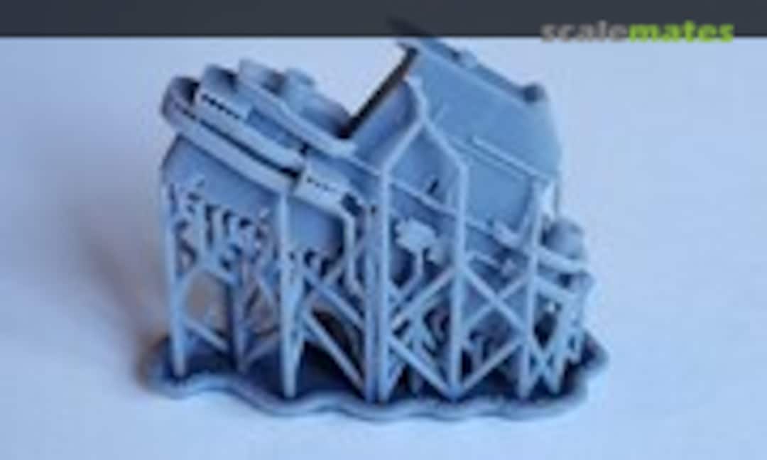 1:700 USS Ticonderoga CV-14 Island, 1953-1954 (Model Monkey 700-CV14 1953) 700-CV14 1953