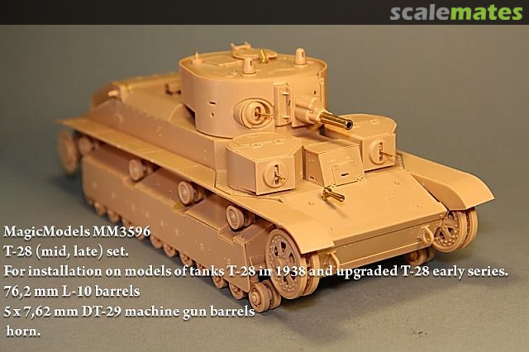 Boxart T-28 (mid, late) set MM3596 Magic Models Boxart T-28 (mid, late) set MM3596 Magic Models
