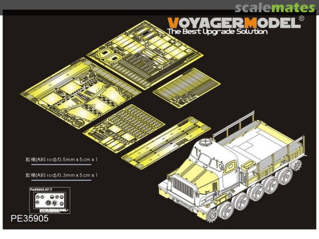Boxart Russian AT-T Artillery Prime Mover Detail Parts PE35905 Voyager Model Boxart Russian AT-T Artillery Prime Mover Detail Parts PE35905 Voyager Model