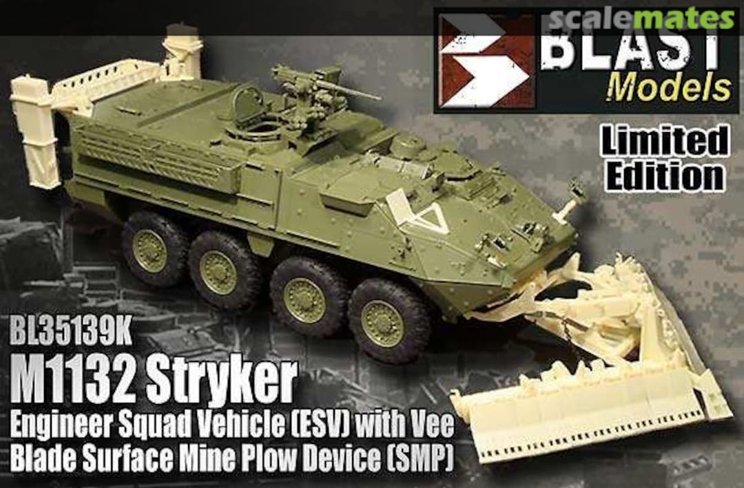 Boxart M1132 Stryker ESV - VEE BLADE SURFACE Mine PLOW BL35139K Blast Models Boxart M1132 Stryker ESV - VEE BLADE SURFACE Mine PLOW BL35139K Blast Models