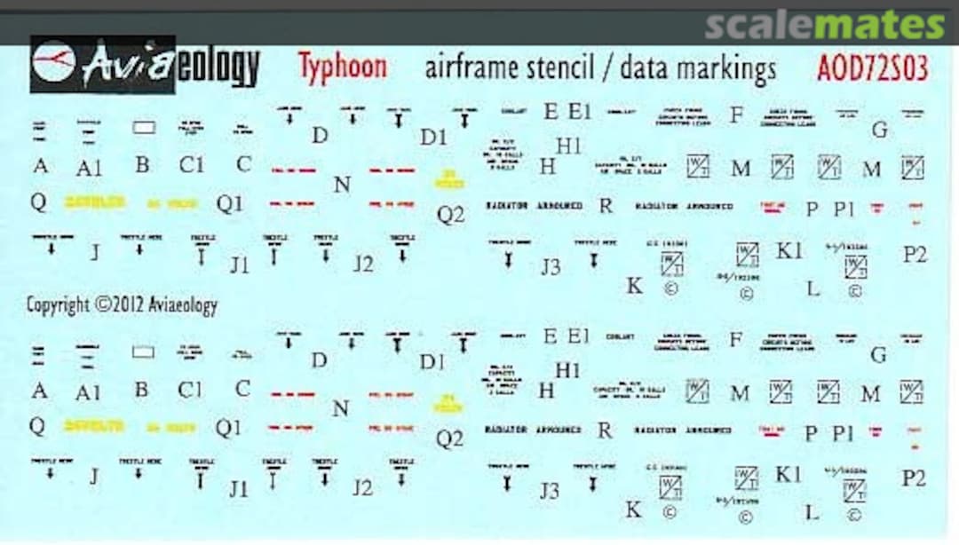 Contents Typhoon Mk.I AOD72S03 Aviaeology Contents Typhoon Mk.I AOD72S03 Aviaeology