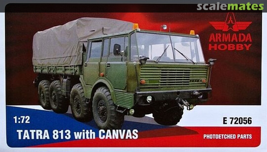 Boxart Tatra 813 KOLOS with Canvas Tilt E72056 Armada Hobby Boxart Tatra 813 KOLOS with Canvas Tilt E72056 Armada Hobby