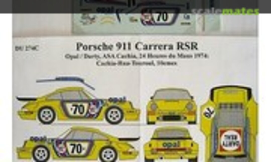 1:43 Porsche 911 Carrera RSR "Darty Real" (Renaissance DU 274C) DU 274C