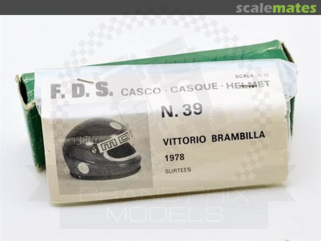 Boxart Crash Helmet Vittorio Brambilla 39 FDS