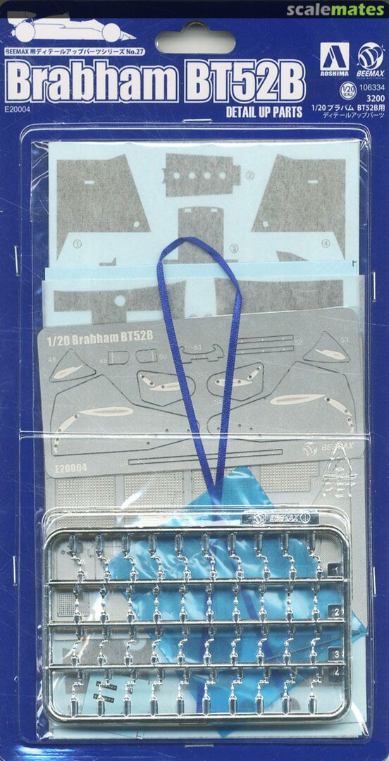 Boxart Brabham BT52B Detail Up Parts E20004 Beemax Model Kits Boxart Brabham BT52B Detail Up Parts E20004 Beemax Model Kits