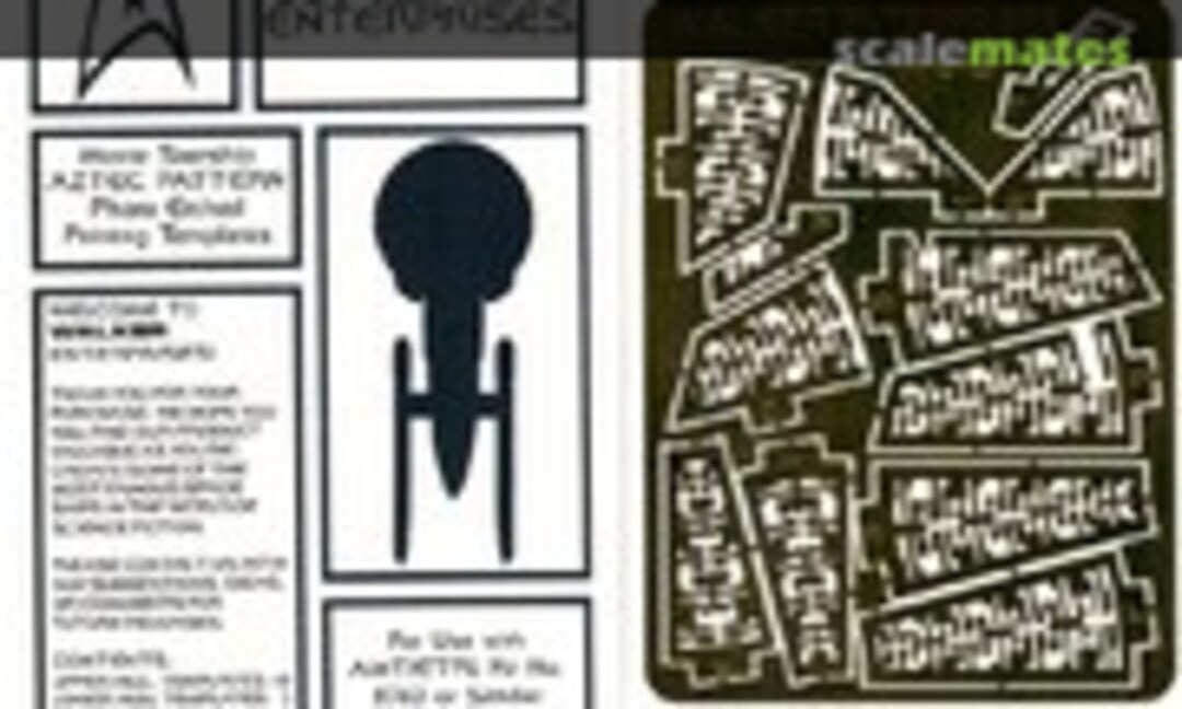 1:1000 Enterprise-B Aztec Painting Templates (Walker Enterprises 1701B) 1701B