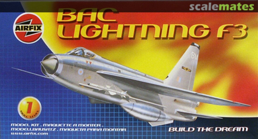 Boxart BAC Lightning F3 02080 Airfix Boxart BAC Lightning F3 02080 Airfix