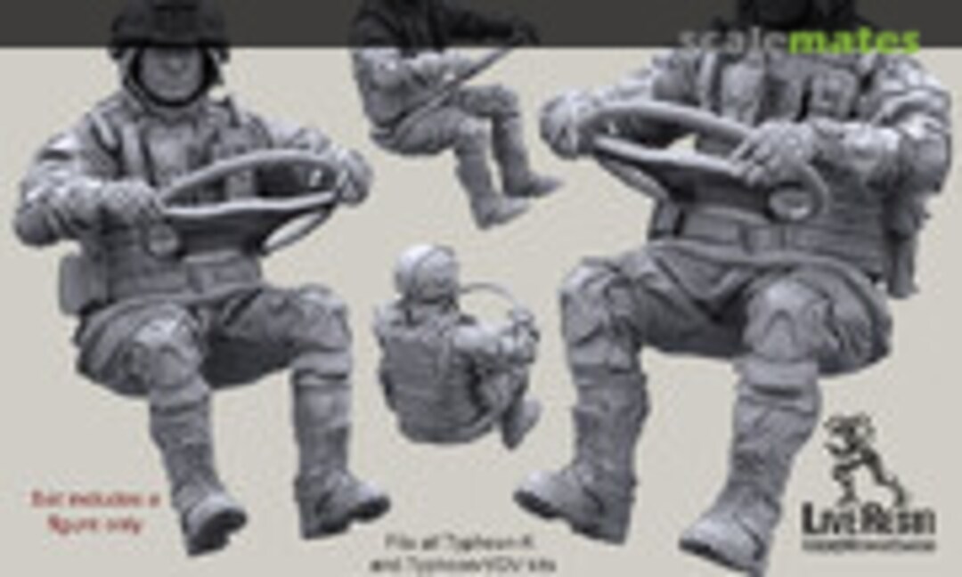 1:35 Russian Army armored vehicle or truck driver in modern infantry combat gear system set 16 (Live Resin LRM-35063) LRM-35063