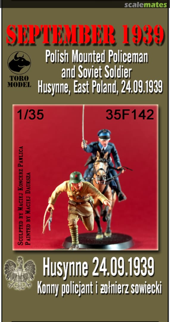 Boxart Polish Mounted Policeman and Soviet soldier 35F142 ToRo Model Boxart Polish Mounted Policeman and Soviet soldier 35F142 ToRo Model