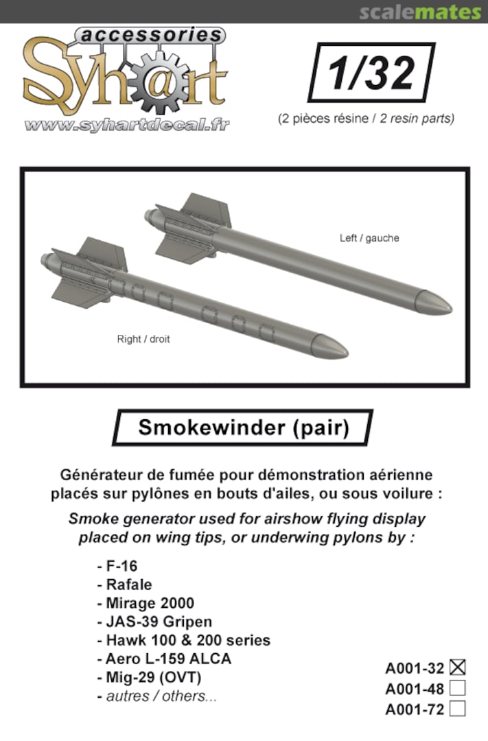 Boxart Smokewinder A001-32 Syhart Boxart Smokewinder A001-32 Syhart
