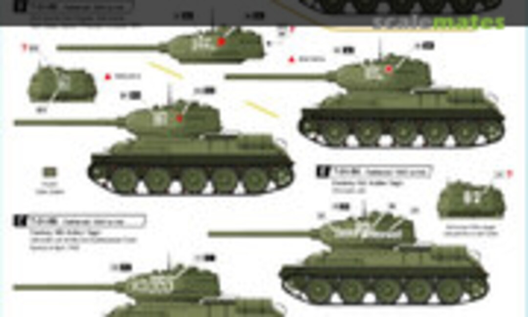 1:72 T-34/85 Red Army (Star Decals 72-A1083) 72-A1083