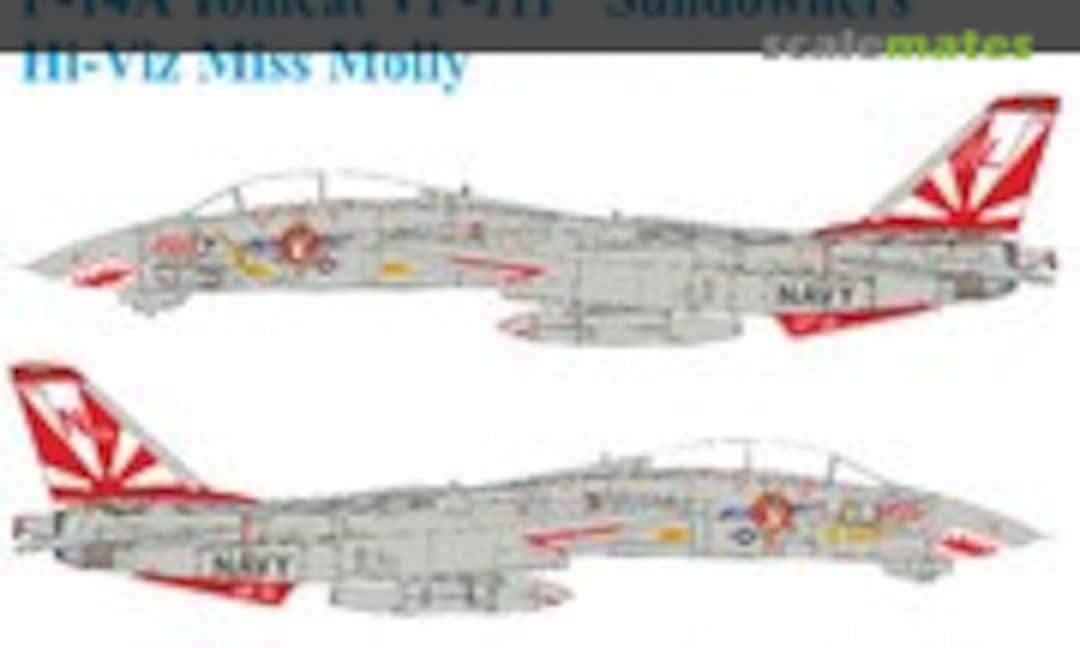 1:72 F-14A Tomcat VF-111 Pt.1 Miss Molly, FFA - removable film (UpRise Decal UR72248) UR72248