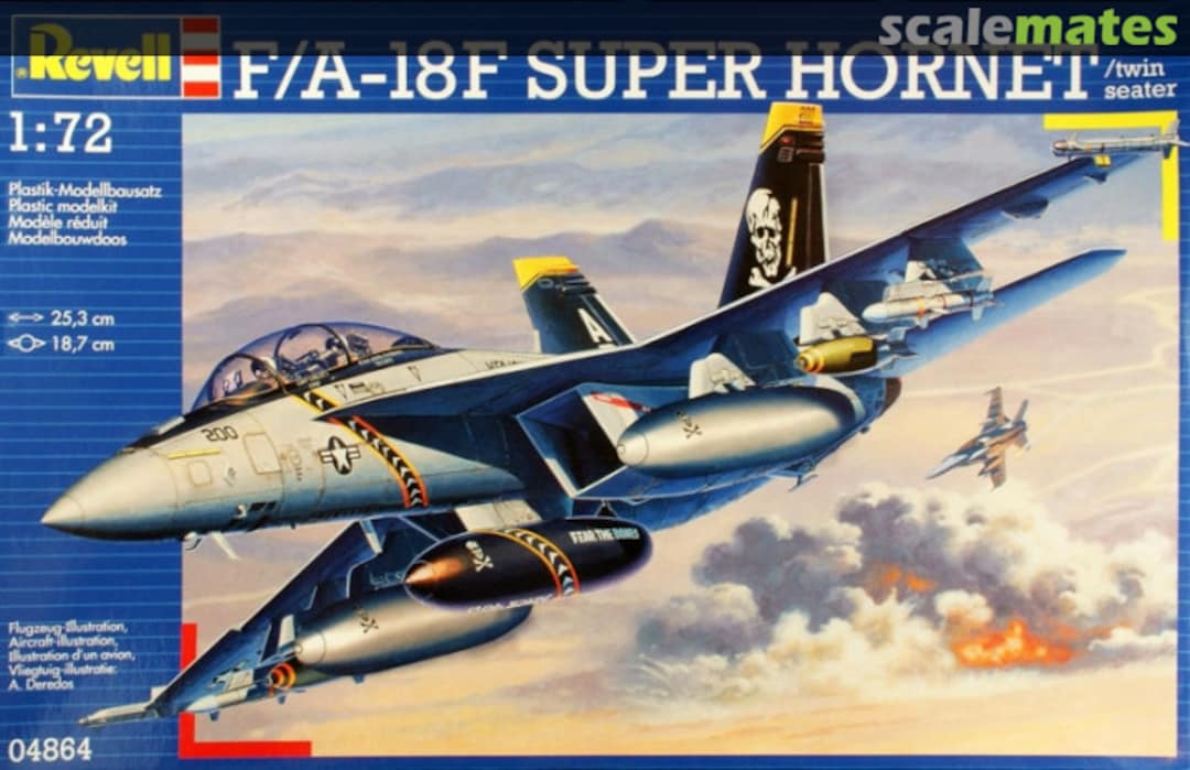 Boxart F/A-18F Super Hornet /twin seater 04864 Revell Boxart F/A-18F Super Hornet /twin seater 04864 Revell