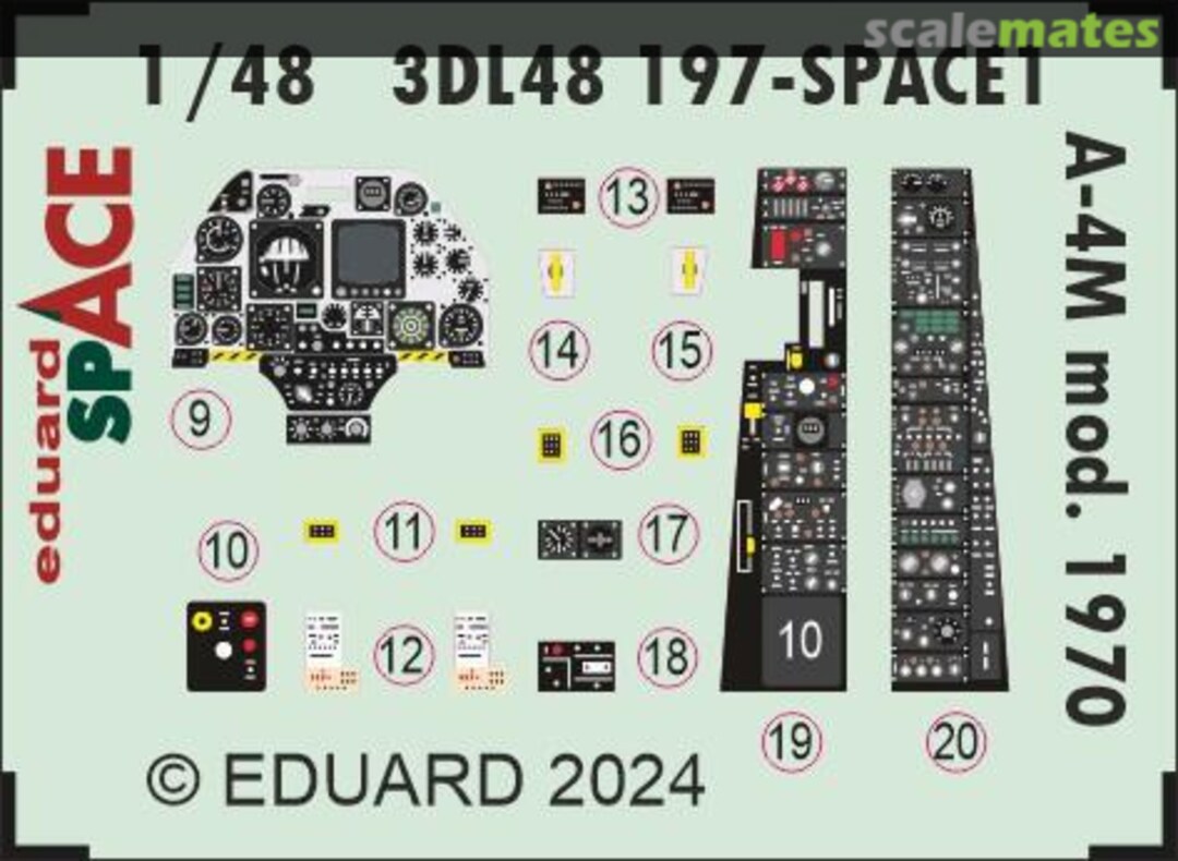 Boxart A-4M Mod. 1970 SPACE 3DL48197 Eduard Boxart A-4M Mod. 1970 SPACE 3DL48197 Eduard