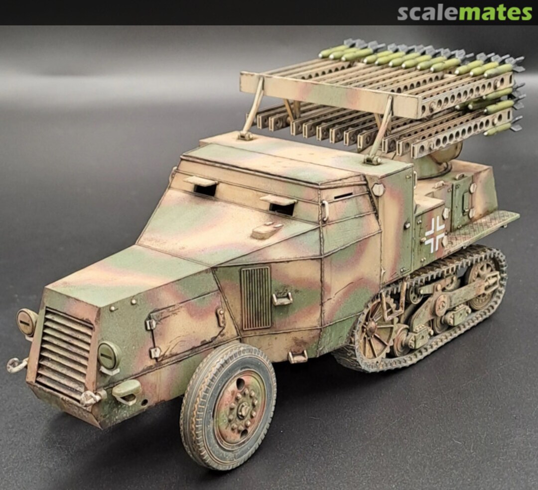 Boxart 8 cm Raketenwerfer auf Fahrgestell S 303 (f) KM-35005 KM Model Boxart 8 cm Raketenwerfer auf Fahrgestell S 303 (f) KM-35005 KM Model