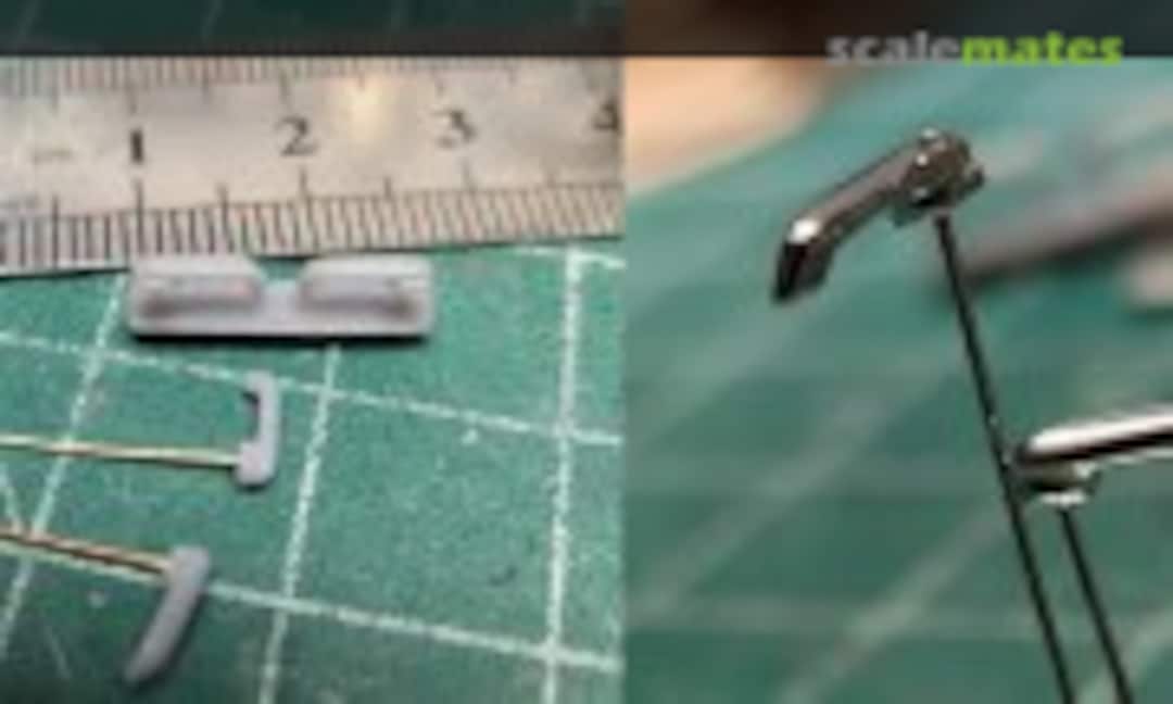 1:25 Ford Door Handles - 3 pairs (Canuck 3D Model Parts CD3-100) CD3-100