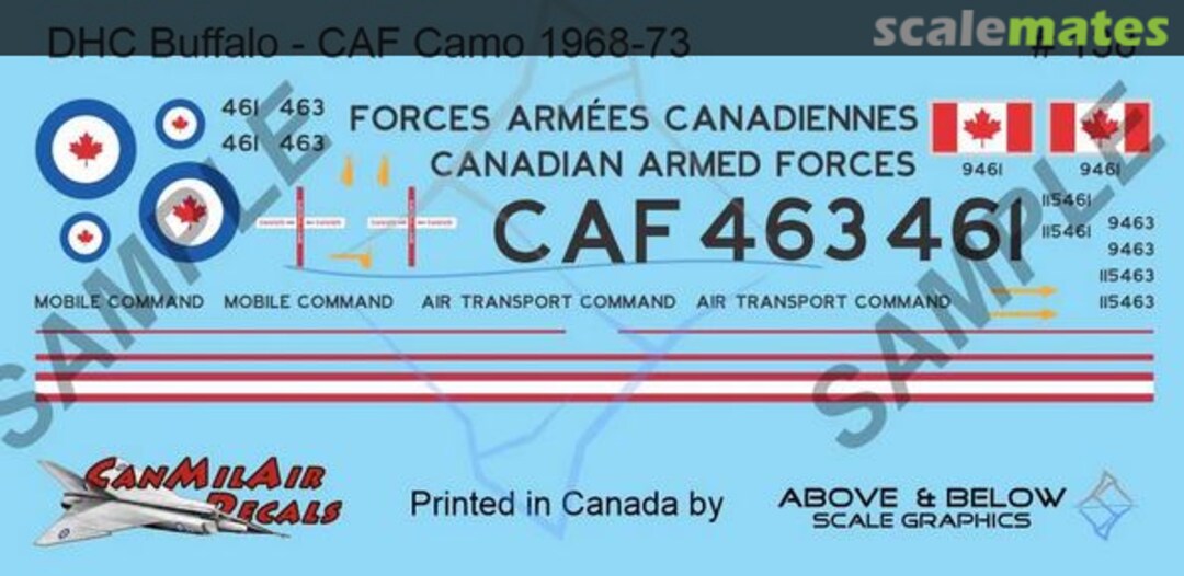 Boxart DeHavilland Canada CC-115 Buffalo 138 Above & Below Graphics Boxart DeHavilland Canada CC-115 Buffalo 138 Above & Below Graphics