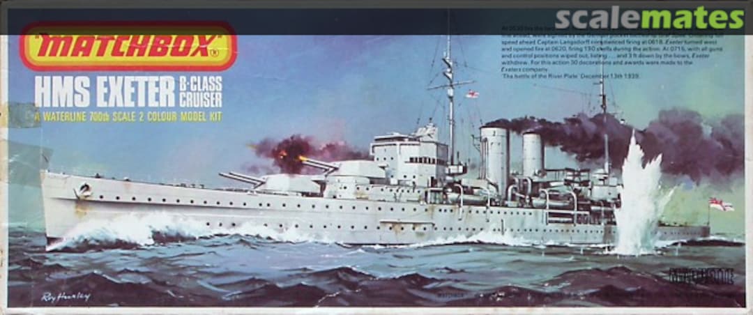 Boxart HMS Exeter B-Class Cruiser PK-162 Matchbox
