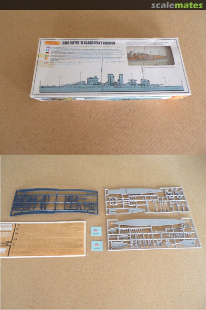 Contents HMS Exeter B-Class Cruiser PK-162 Matchbox