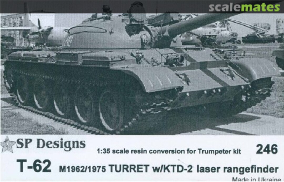 Boxart T-62 m1962/1975 w/KTD-2 Laser Rangefinder -Trumpeter- 246 SP Designs Boxart T-62 m1962/1975 w/KTD-2 Laser Rangefinder -Trumpeter- 246 SP Designs