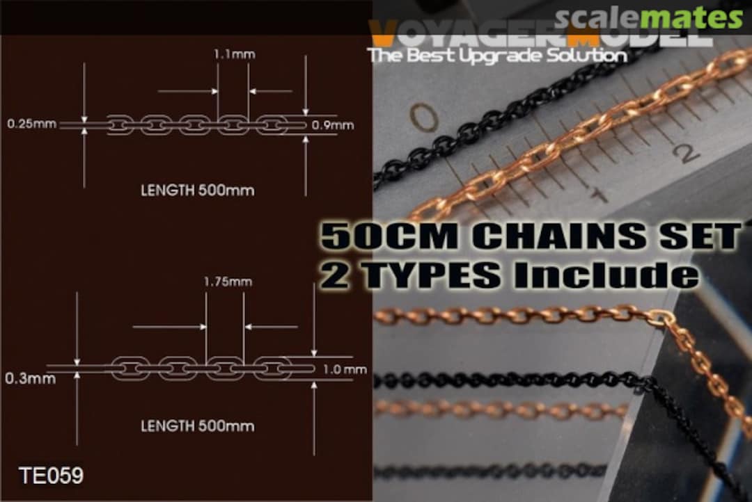 Boxart 50cm Chains set (2 types) (GP) TE059 Voyager Model Boxart 50cm Chains set (2 types) (GP) TE059 Voyager Model