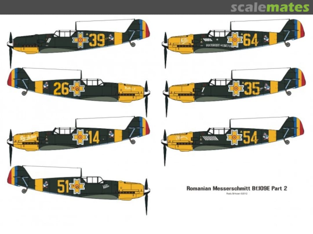 Boxart Romanian Messerschmitt Bf-109E Decals Part 2 RB-D72013 RB Productions Boxart Romanian Messerschmitt Bf-109E Decals Part 2 RB-D72013 RB Productions