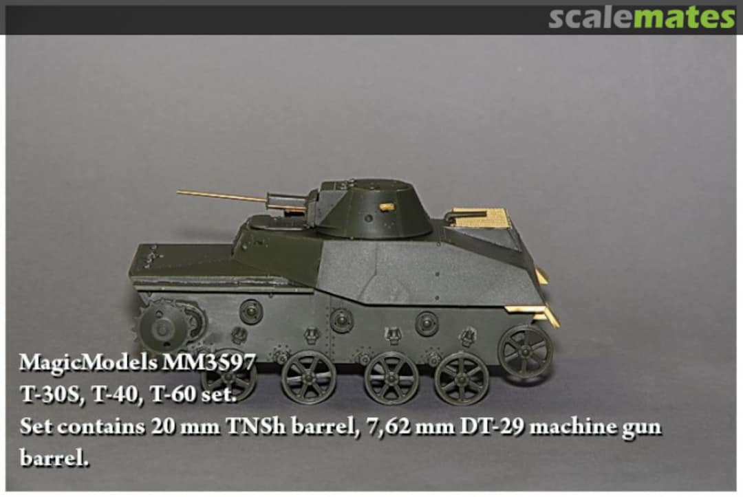 Boxart T-30S, T-40, T-60 set MM3597 Magic Models Boxart T-30S, T-40, T-60 set MM3597 Magic Models