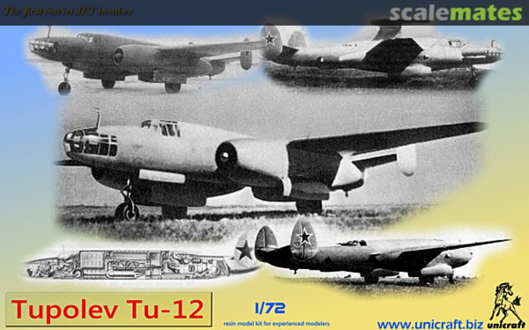 Boxart Tupolev Tu-12 (77) Unicraft Models Boxart Tupolev Tu-12 (77) Unicraft Models