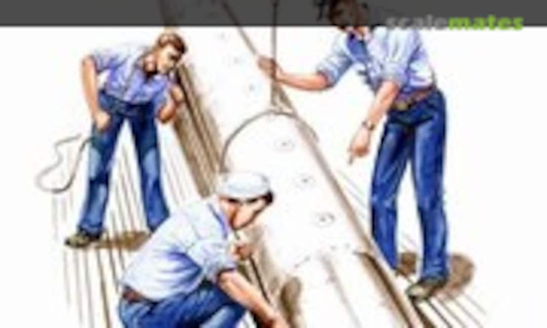 1:72 USS Gato class crew (armament crew in port) 3 fig + torpedo (CMK F72179) F72179