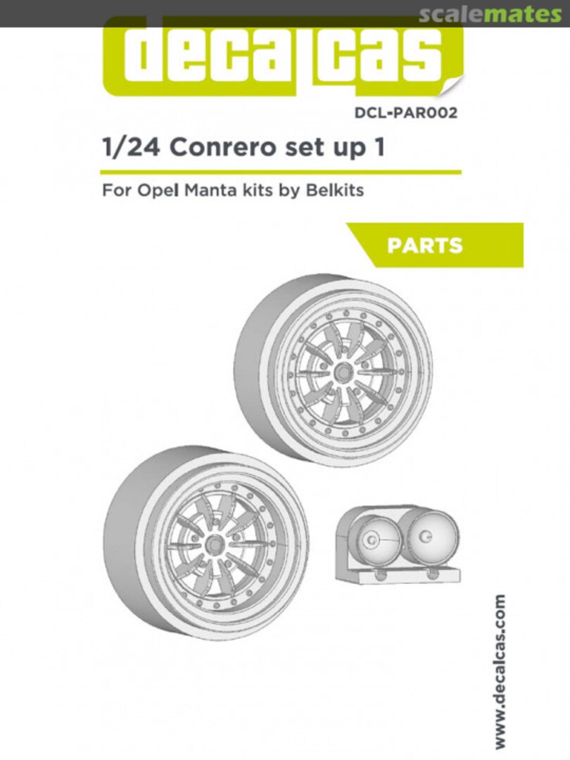 Boxart Conrero set up 1 DCL-PAR002 Decalcas Boxart Conrero set up 1 DCL-PAR002 Decalcas